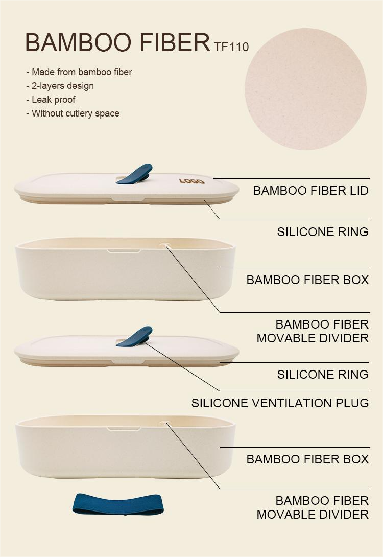 bamboo fibre food containers