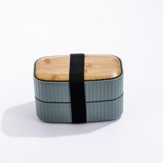 Personalised Eco Bamboo Lid Bento Lunch Box