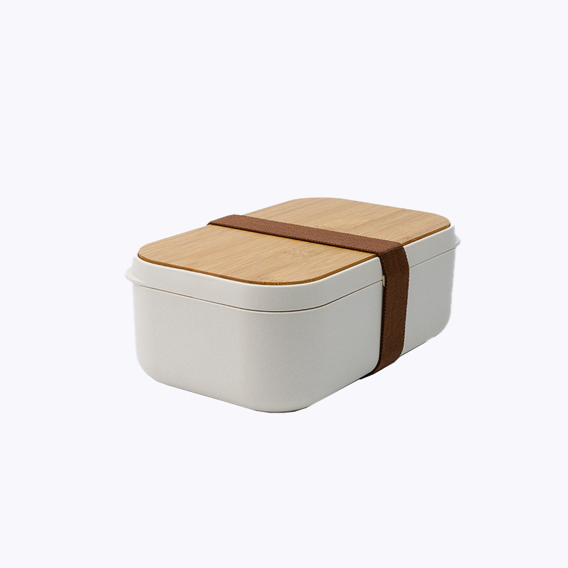 Scatole per il pranzo personalizzate con coperchio in bambù a prova di perdite