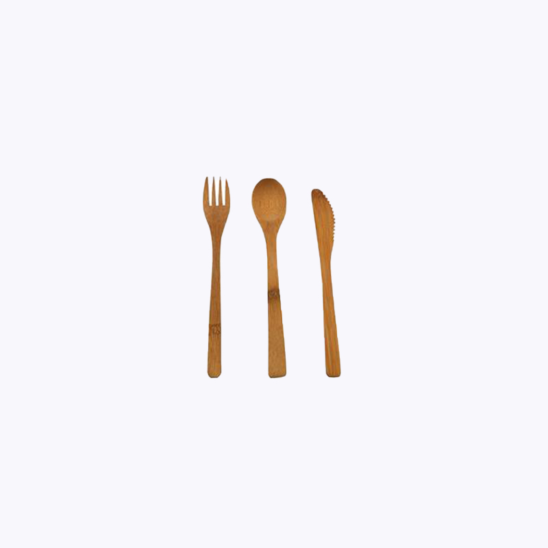 Bento Lunch Box Accessories Bamboo Cutlery
