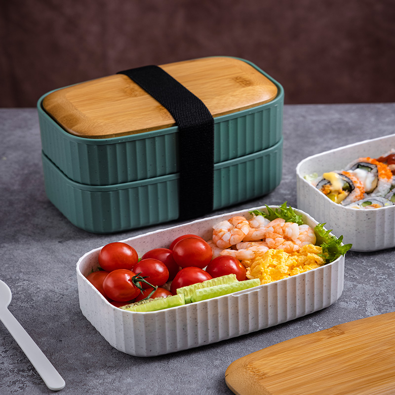 Stainless Steel & Bamboo Bento Box - Laser-Engraved Personalization  Available