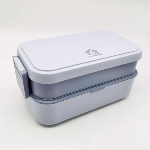 Nestbare Lunchbox mit Schnallendesign aus Bambusfaser