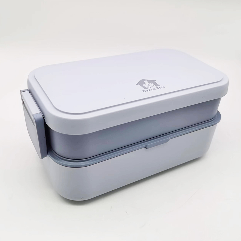 Nestbare, met gesp ontworpen lunchbox van bamboevezel