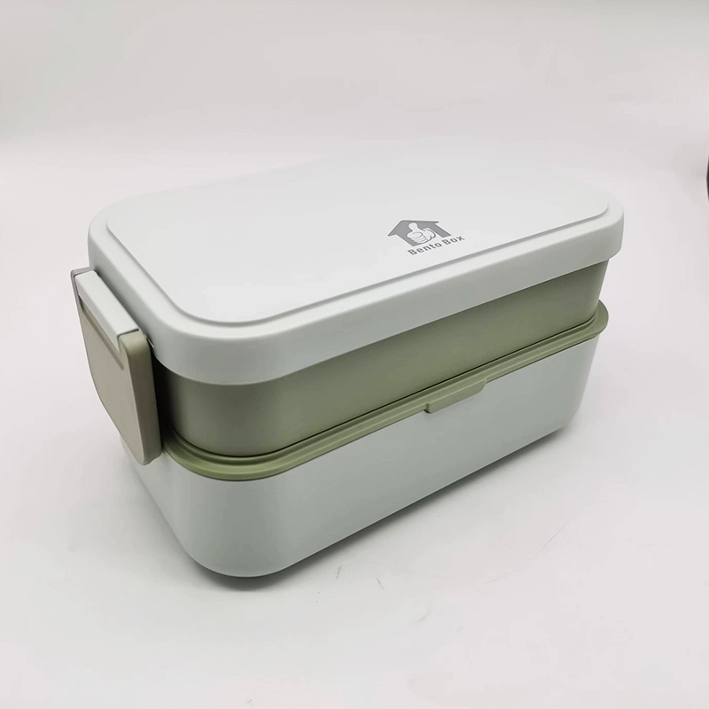 Nestbare, met gesp ontworpen lunchbox van bamboevezel