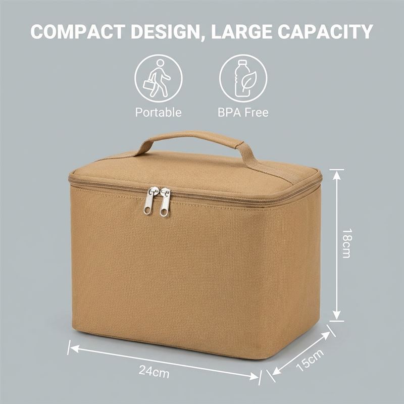 Insulated Thermal Lunch Tote Bag