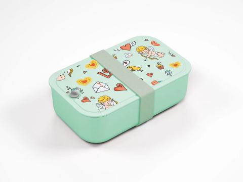 1000ml Divided Bento Lunch Box, Food Grade PP with Silicone Seal, Leakproof Microwave Dishwasher Freezer Safe, Portable Food Container with Custom Lid