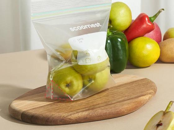 Sac à fermeture éclair pour légumes