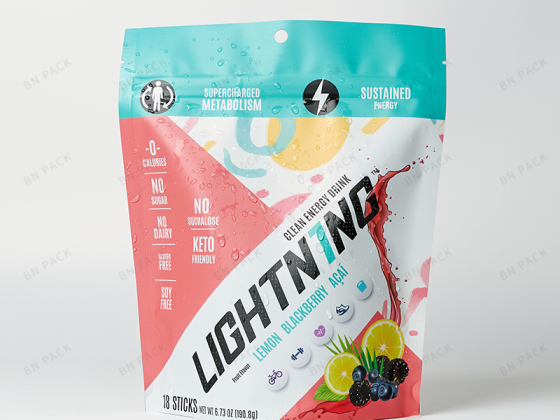 Sac de nourriture debout