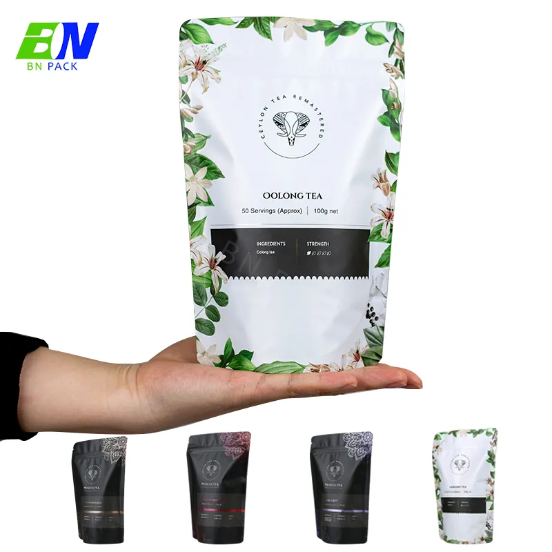 Tea Packaging For Stand Up Pouch
