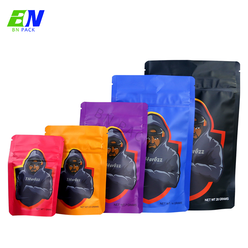 Cannabispåse för ståpåse