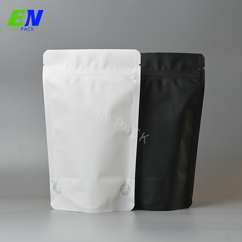 100 % miljövänlig PE-material Återvinningsbar påse Maate Spot Matförpackning Stand Up Pouch Återvinningspåse