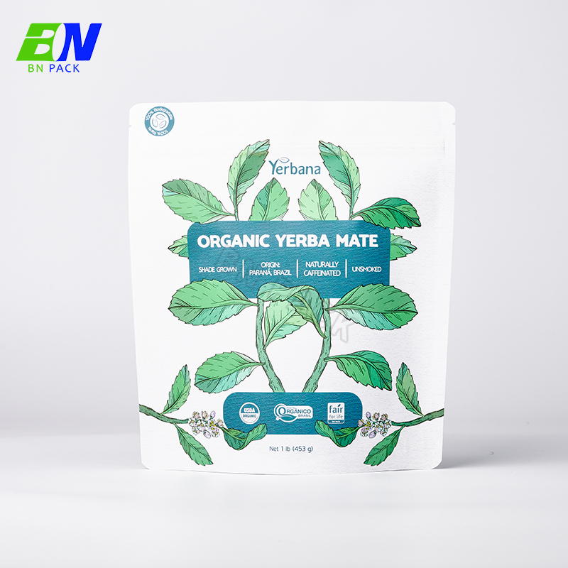 sacchetto di caffè ecologico completamente compostabile personalizzato