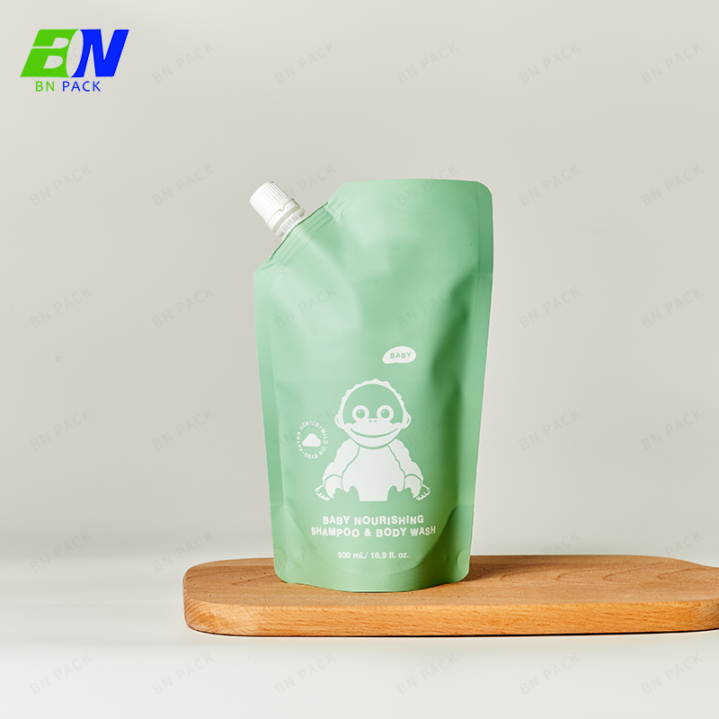 Stampa personalizzata Foglio di alluminio per uso alimentare Liquido in plastica Stand Up sacchetto Stampa Etichetta Succo Bevanda Borsa