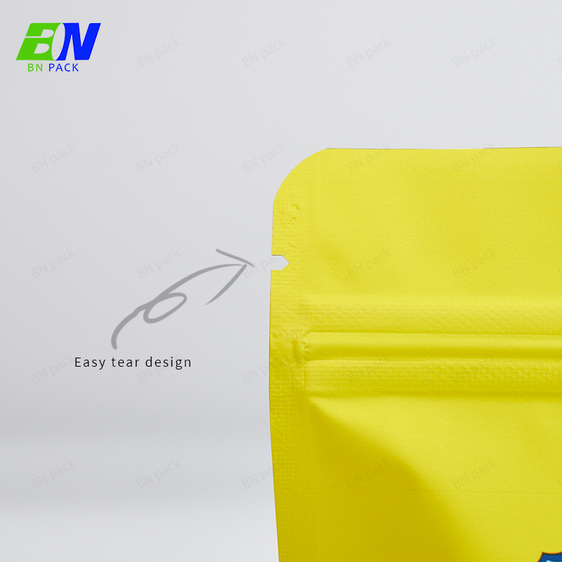 Borsa in mylar con cerniera a prova di bambino personalizzata