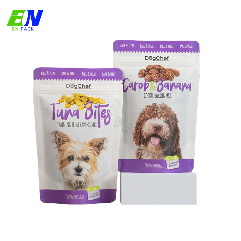 Eco Komposterbar Stand Up Pouch Ziplock Komposterbar Pouch Cookies Förpackningspåsar