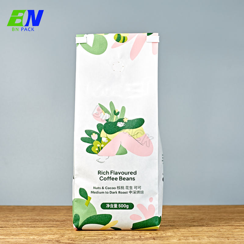 Beg bawah rata dengan injap untuk Kopi