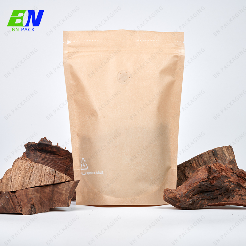 Ecologico Completamente riciclabile Imballaggio alimentare Borsa riciclabile Riutilizzabile Stand Up Ziplock Doypack Bags