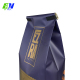 High Barrier Matt Surface Spot UV Side Gusset Pouch Customized Coffee Beans Package