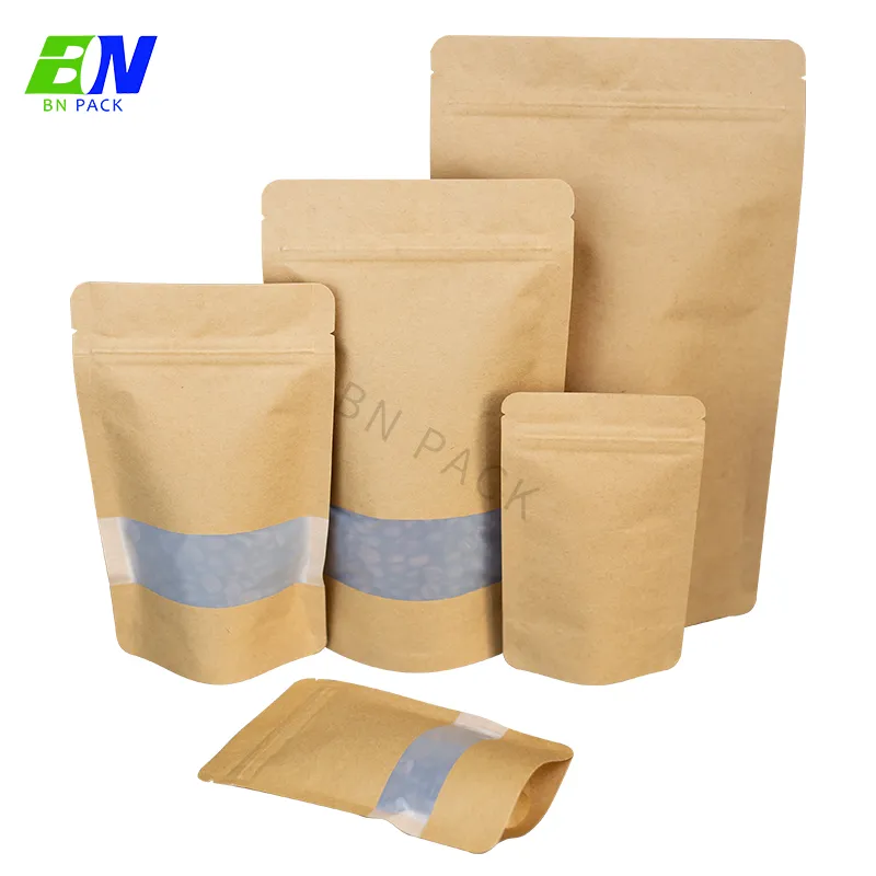 Sacchetti per imballaggio biodegradabili in PLA PE PET Custodia stand up ecologica
