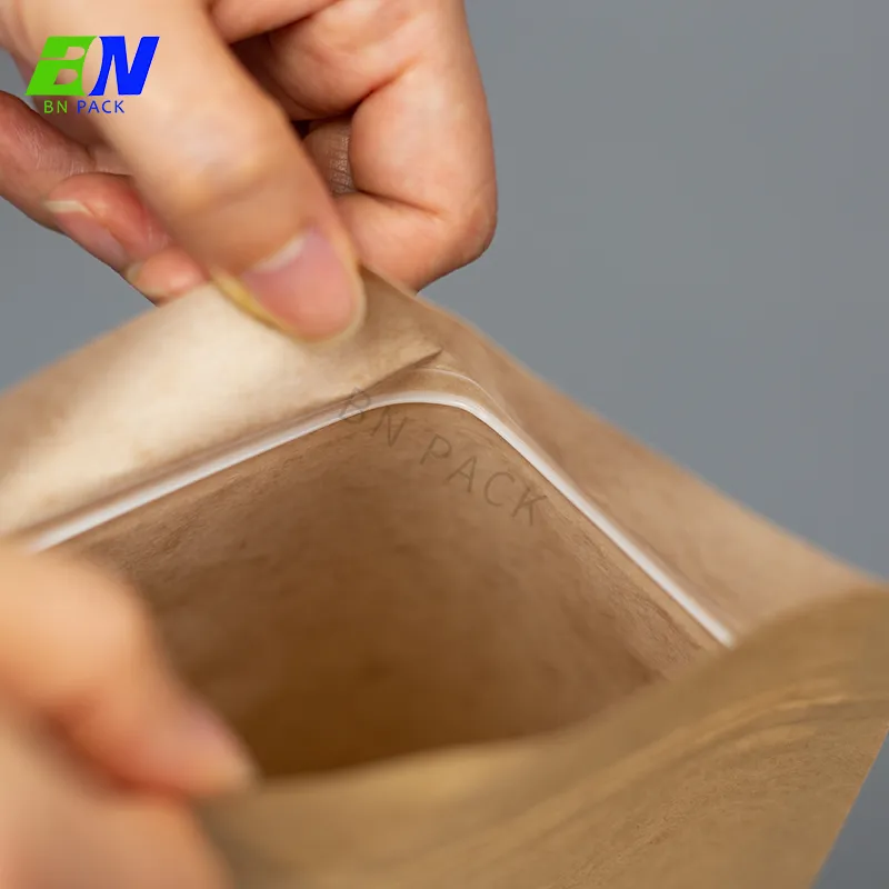 Sacchetti per imballaggio biodegradabili in PLA PE PET Custodia stand up ecologica