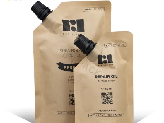 Spout Pouch Packaging 450ml 350ml 200ml Liquid Packaging