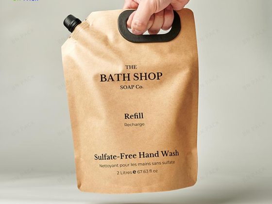 100ml 200ml 300ml Kantung Muncung Boleh Terbiodegradasi Kantung Muncung Mesra Alam Kantung Muncung Kompos