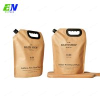 100ml 200ml 300ml Kantung Muncung Boleh Terbiodegradasi Kantung Muncung Mesra Alam Kantung Muncung Kompos