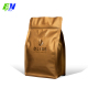 100% PLA Compostable Flat Bottom Coffee Pouch