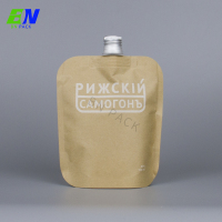 Plastic spout with aluminium foil sealing cap pouch plastic spout caps