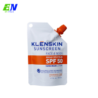 Plastic spout with aluminium foil sealing cap pouch plastic spout caps