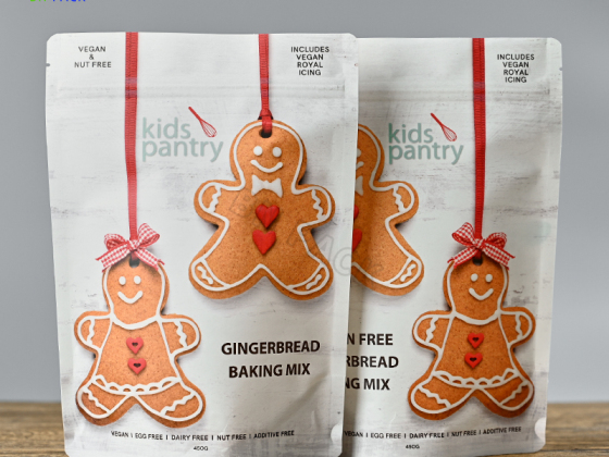 Anpassad tryckt matförpackning Kraftpapper Komposterbar biologiskt nedbrytbar ståpåse