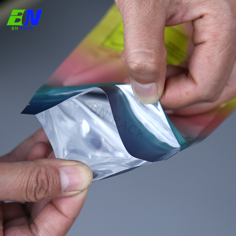 Beg berdiri sentuhan lembut dengan zip kalis kanak-kanak