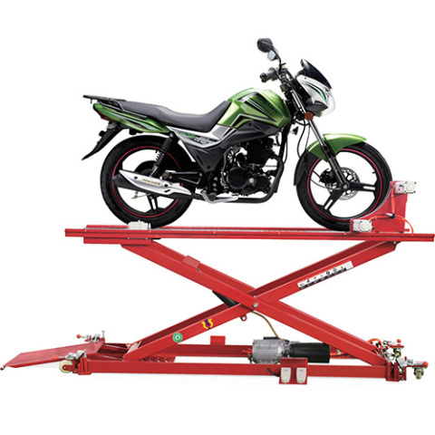 Elevador tipo tesoura para motocicletas