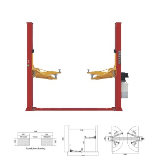 4T Two Post Lifting Equipment