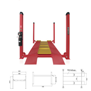 4T Four Post Parking Lift