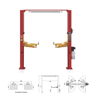 4T Clear Floor Lift Of Manual Release