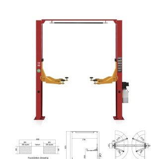 4T Clear Floor Lift Of Bilateral Manual Release