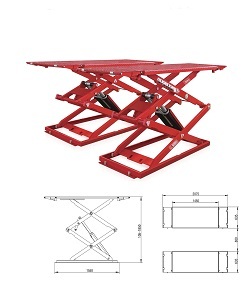 3.5T Ultra Thin Scissor Lift