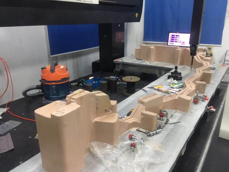 Physical properties of tooling board