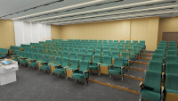 Weicher, zusammenklappbarer Auditoriumsstuhl für das Kino