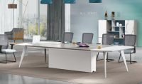 4-Sitzer-Büroschreibtisch in U-Form für Konferenzen