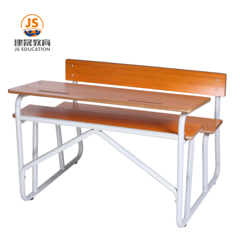 Table d'étude et chaise pour étudiants en bois