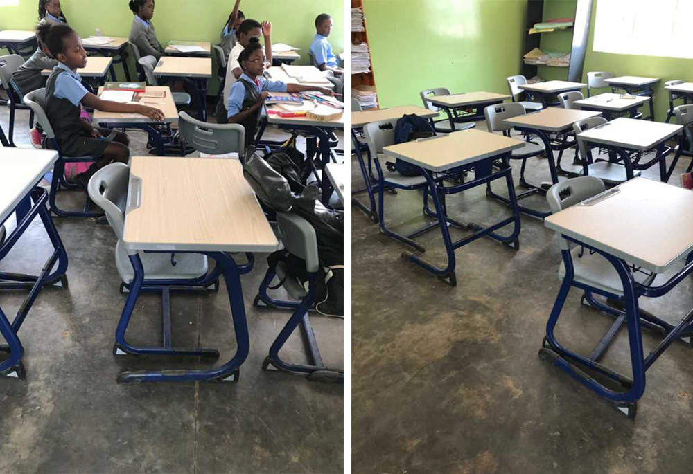 school furniture in African