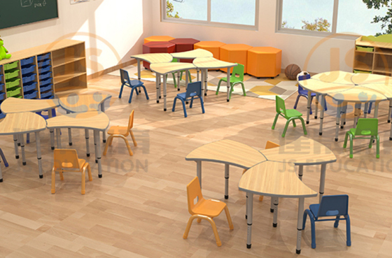 The space design of the kindergarten starts with respect for children