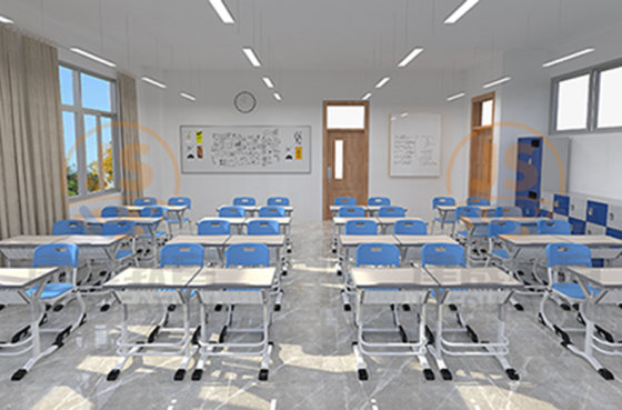 स्टूडेंट डेस्क चेयर चुपचाप मैपिंग एजुकेशन कॉन्सेप्ट से अलग है