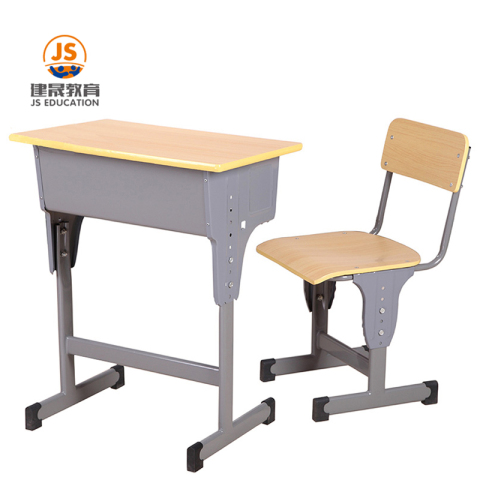 Ensemble bureau et chaise de classe réglables en hauteur pour étudiants sur le marché thaïlandais