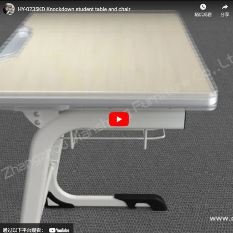 Tavolo e sedia per studenti smontabili