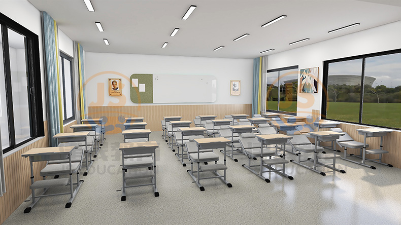 New Lunch Break Desks And Chairs To Solve Students' Lunch Break Difficulties