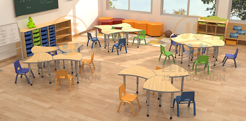 The space design of the kindergarten starts with respect for children