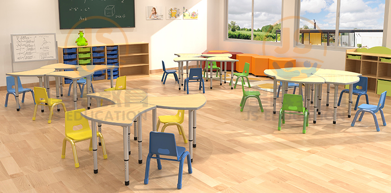 The space design of the kindergarten starts with respect for children